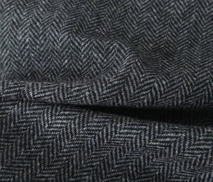 YENKYE Women Vintage High Waist Woolen A-line Mini Skirt Elegant Lady Office Wear Autumn Winter Skirts.