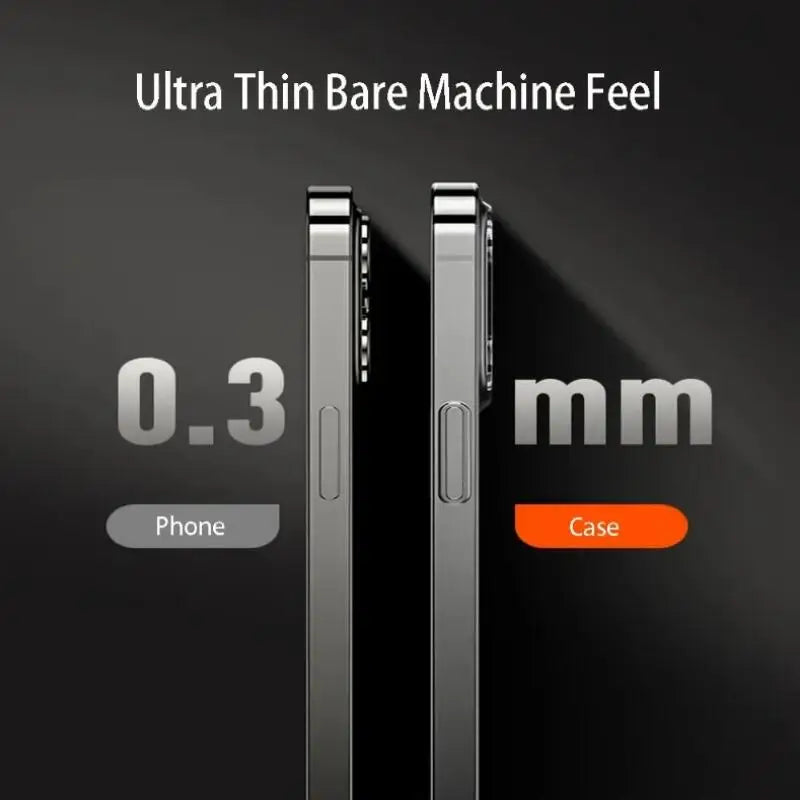 Ultra Thin PC Hard Crystal Clear Case For iPhone 17 16 15 14 Plus 13 12 11 Pro Max XR Glossy Transparent Camera Protection Cover.