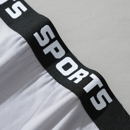 10 Teile/paket Männer SPORT Boxer Shorts Unterwäsche Komfort Trend Höschen Mann Einfache Atmungsaktive Unterhose Sexy Männliche Intime Höschen