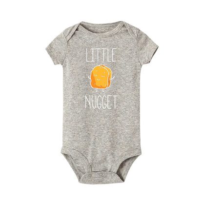 Little Nugget Baby Ankündigung Neugeborene Baby Bodys Sommer Jungen Mädchen Strampler Körper Schwangerschaft Offenbaren Kleidung Säugling Dusche Geschenk.