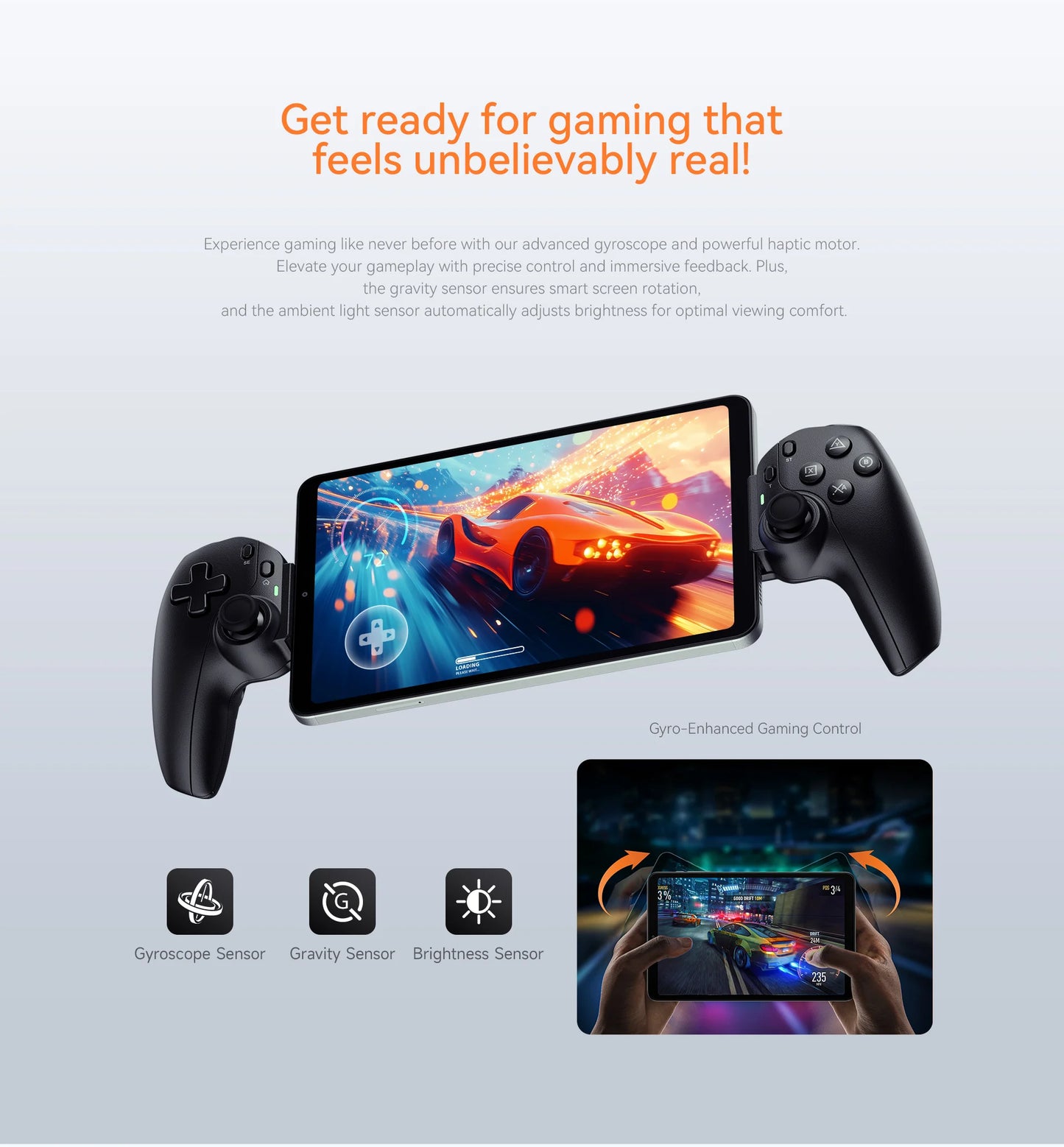 ALLDOCUBE iPlay60 mini Turbo Tablet 8.4" 60Hz Snapdragon 6 Gen1 16GB(8GB+8GB Virtual) RAM 128GB ROM WiFi 5500mAh Android 14.