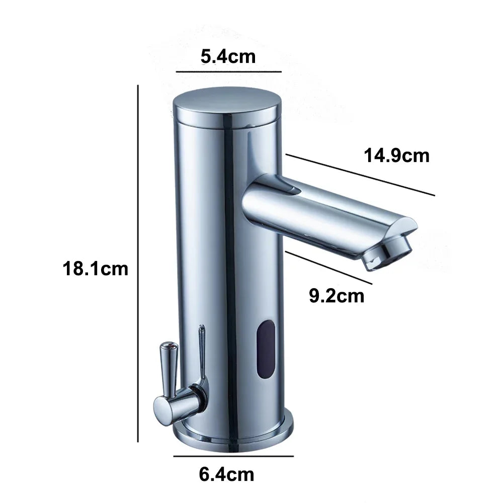 Infrared Bathroom Tap Bathroom Single Lever Faucets non-contact sink faucet Automatic Hand Basin Faucets