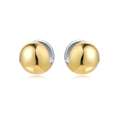 Original 2025 S925 Sterling Silver Zircon 18K Gold Lining Vintage Hoop Earrings for Women Birthday Party Wedding Gift Jewellery