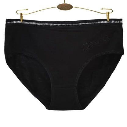 Panties Plus Size Cotton Underwear Women Briefs Woman Knickers Lady Lingerie Girl intimate Large 3 Pieces/Lot.