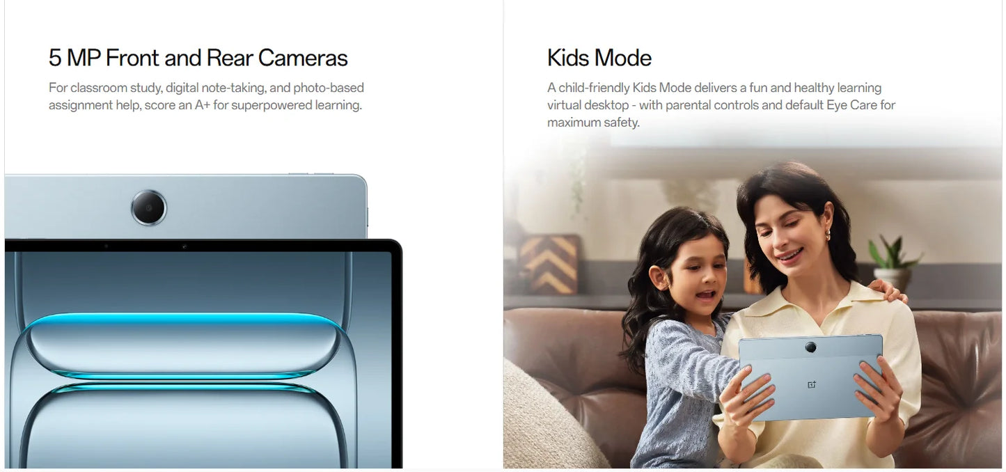 Global Version OnePlus Pad Lite Tablet 11-inch 90Hz LCD Eye Care Display MediaTek Helio G100 9340mAh Battery OxygenOS 15.0.1