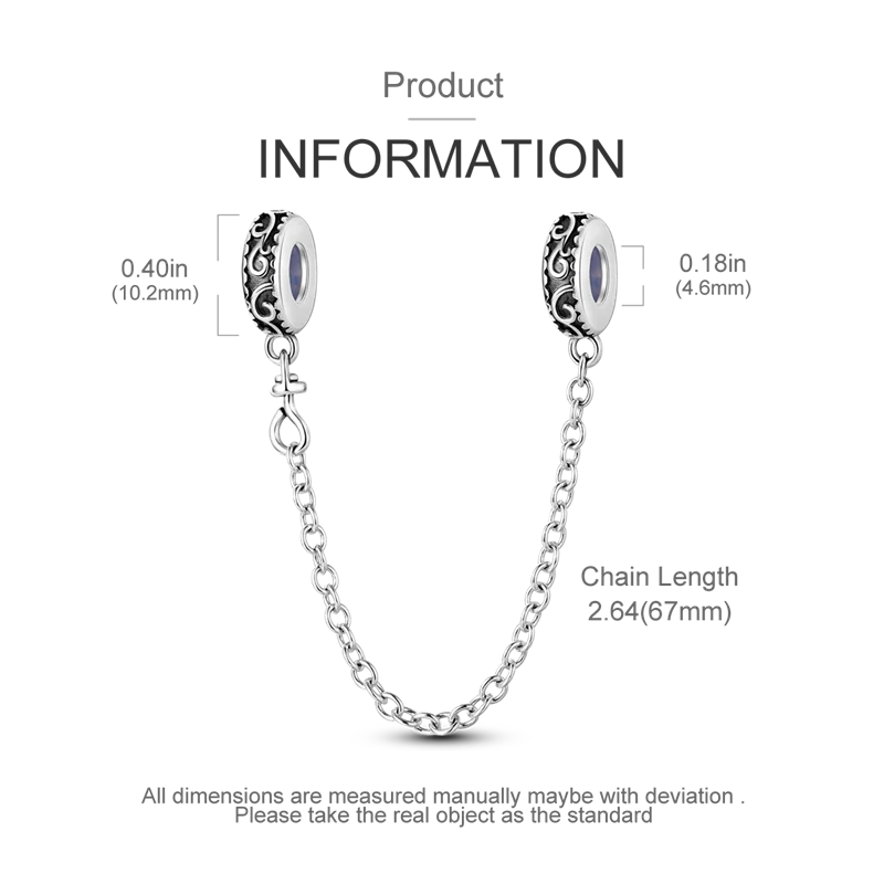 Silver Clasp 925 Sterling Silver CZ pave Clip Charms Daisy Beads Stopper Safety Chain fit Original Bangle Bracelet Jewelry Clip