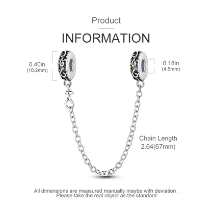 Silver Clasp 925 Sterling Silver CZ pave Clip Charms Daisy Beads Stopper Safety Chain fit Original Bangle Bracelet Jewelry Clip