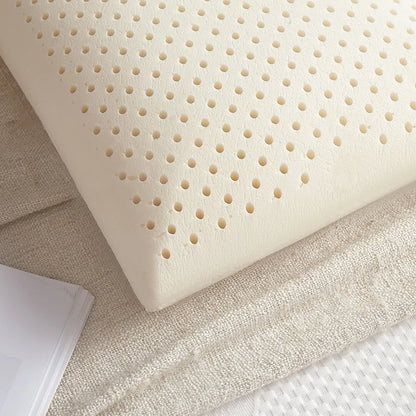 100% Natural Latex Sleeping Bed Pillow Luxury Pillow for Side Back and Stomach Sleepers Orthopedic Pillows Cervical Health Care