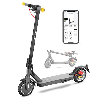 5TH WHEEL E30(ABE) Adult Electric Scooter 350W Motor 36V 7.5AH Battery City Electric Scooter 8.5" Solid Tires Foldable E-Scooter.