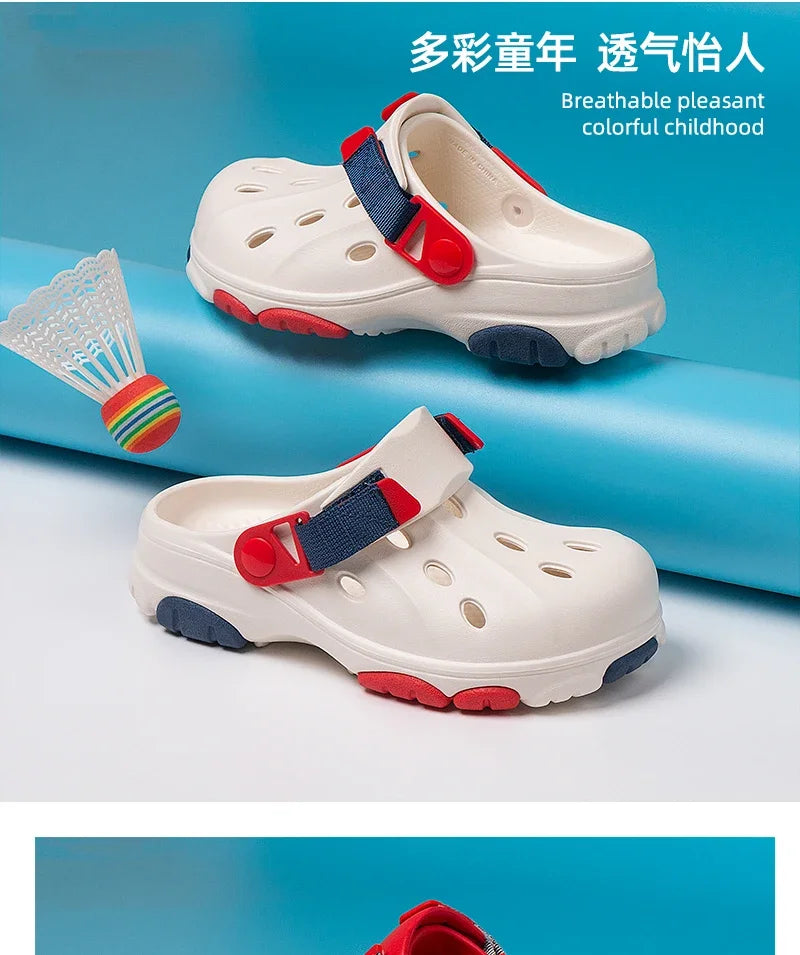 Children Shoes Boy Sandals Summer Cute Summer Clogs 3 To 7 Years Kids Indoor House Shoes Sneaker Casual Sports Boy Slipper Shoes.