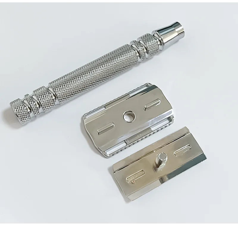 Double Sided Blade Male And Female uUniversal Hair Scraper, Safety Razor, Old-fashioned Shaver Barber Shaver Male.