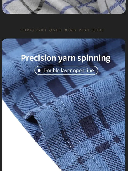 Plus Größe M-3XL männer Aro Hosen Baumwolle Gitter Unterwäsche Lose Hohe Taille Sommer Dünne Atmungsaktive Hause Shorts Beutel Unterhose