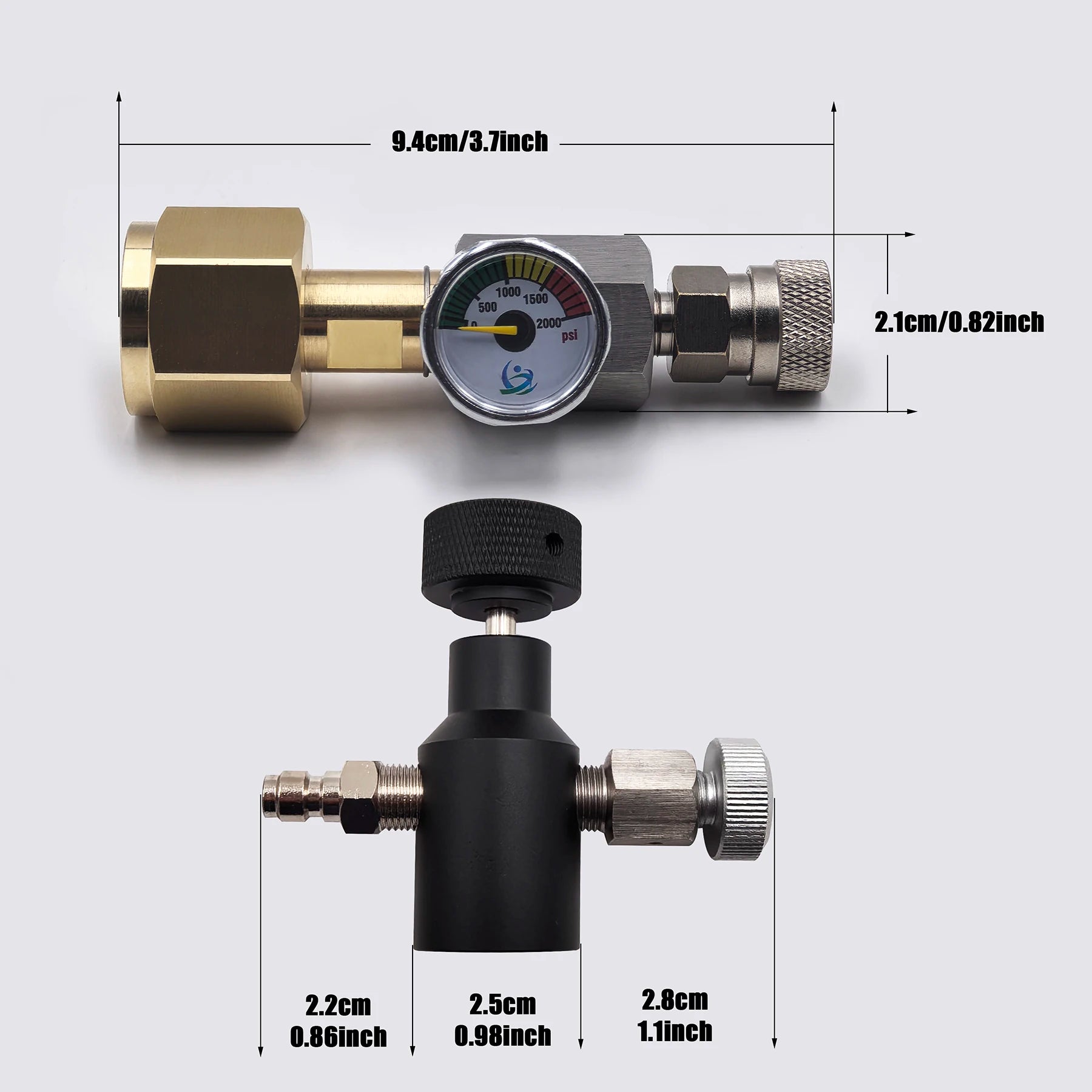 Brand New Filling Station Soda Water Maker Cylinder Tank Bottle CO2 Refill Adapter Connector W21.8-14 or G3/4 or CGA320.