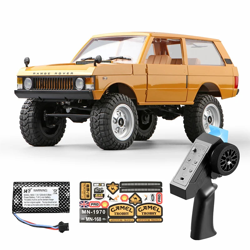 NEW 1/12 MN168 Rc Car MN Model 4WD Remote Control Crawler Off Road Vehicle Electric Climbing Car Toys for Children Adults