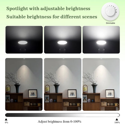 4–20 Stück GU10 LED-Strahlerlampe, dimmbar, warm, kalt, weißes Licht, 120 °   38 °   3000K 4000K 6000K für das Home-Schlafzimmer derec Einbauleuchte.