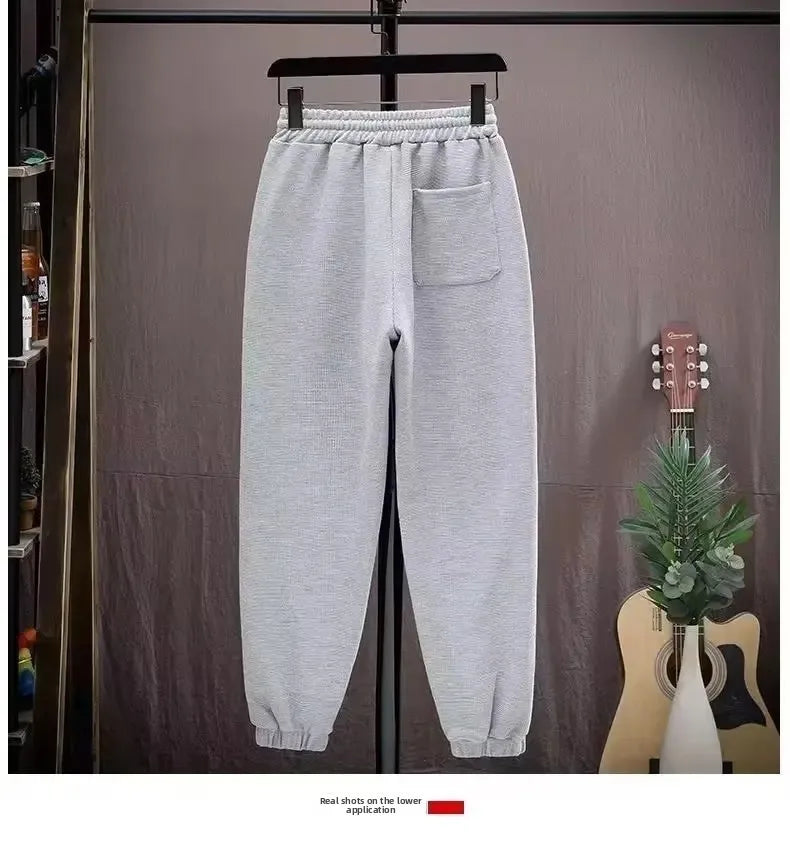 Men's Hoodie Long Sleeve Sportswear Set Casual Print Color Block Two-Piece Spring Autumn Fashionable Sweatshirt And Pants.