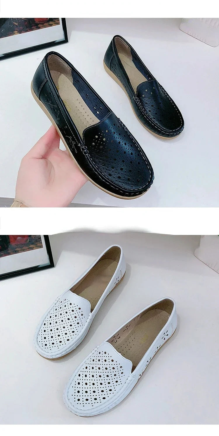 BCEBYL Summer New Fashion Round Toe Nurse Shoes Soft Sole Non-slip Sandals Flat Shoes Breathable Casual Sports Women's Shoes.