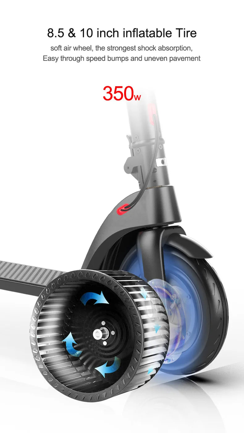 Alnsoor X7 Folding Electric Scooter 350W 36V5Ah 8.5-inch Tire Lightweight E-Scooter Adult Urban Commuting EScooter.