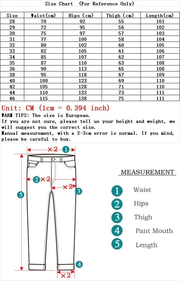 Baggy Jeans Men Large Size 2025 New Business Casual Stretch Trousers Classic Blue Denim Pants Male Men's Loose Straight Jeans.