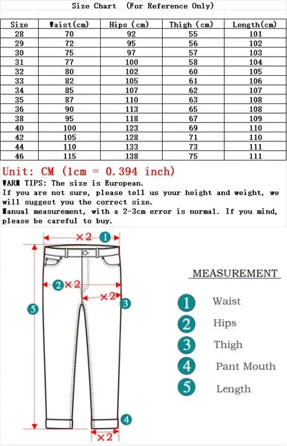 Baggy Jeans Men Large Size 2025 New Business Casual Stretch Trousers Classic Blue Denim Pants Male Men's Loose Straight Jeans.