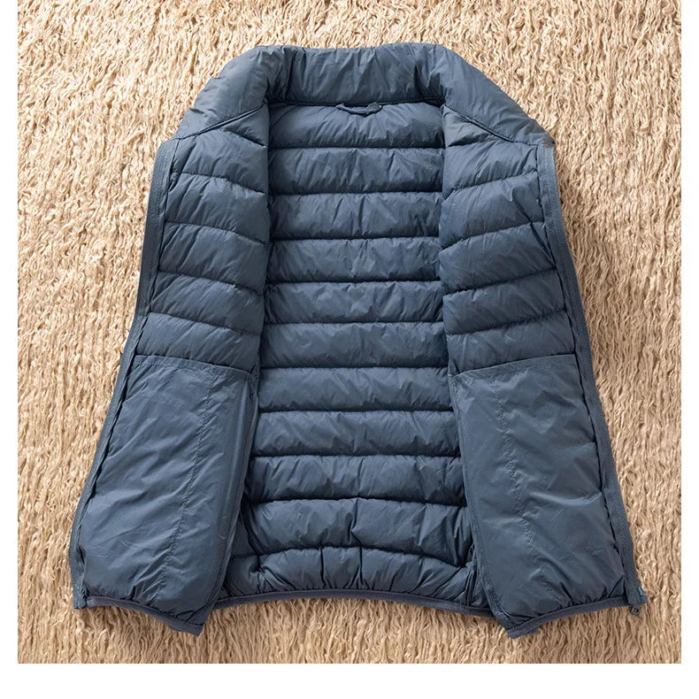 12 Farben 90% weiße Enten Daunen Frauen ärmellose Jacken 2023 Neuankömmlinge weibliche ultraleichte packbare Weste Frauen Mäntel