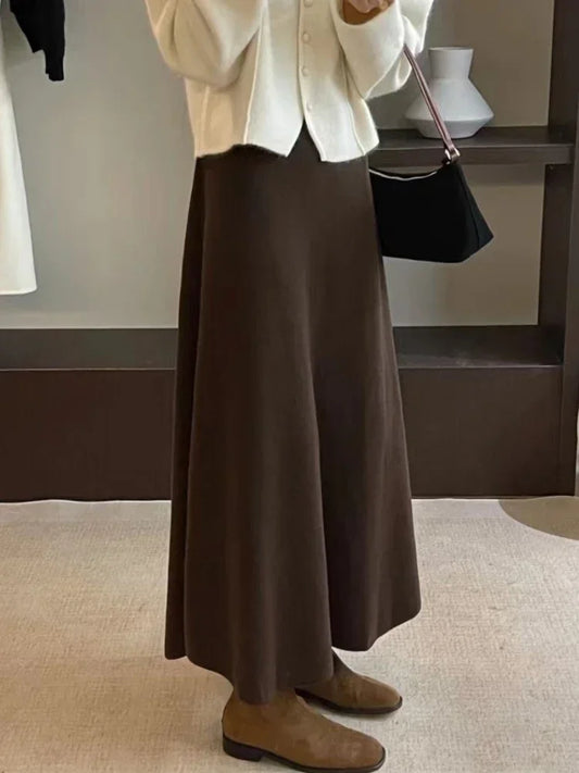 2024 Korean Version of Pure Wool, Super Big Swing Length~ Super Good Quality Big Swing Skirt~.