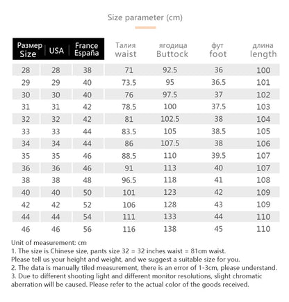 Baumwolle Herren Jeans Denim Hosen Marke Klassische Kleidung Overalls Gerade Hosen für Männer Schwarz Oversize Große Größe 35 40 42 44 46.