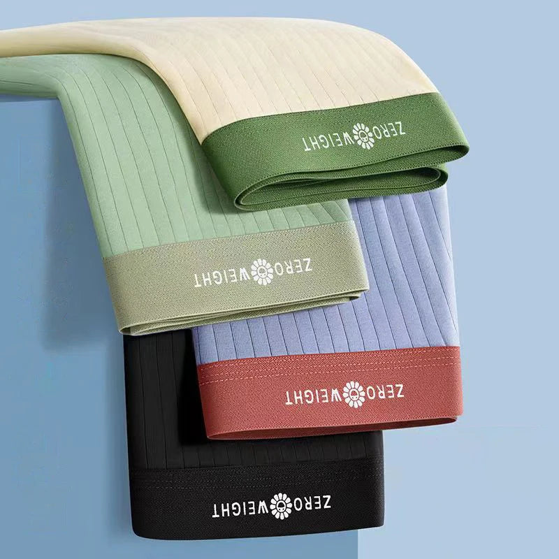 4Pcs Boxer Shorts männer Unterwäsche Sexy Höschen Baumwolle Boxer Gestreiften Unterhose Männlichen Shorts U Konvexen Dessous Plus Größe 2XL-6XL