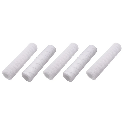 A01V-5 Micrometre 10 X 2.5 Inch String Wound Sediment Water Filter Cartridge Whole House Sediment Filtration, Universal Replacem