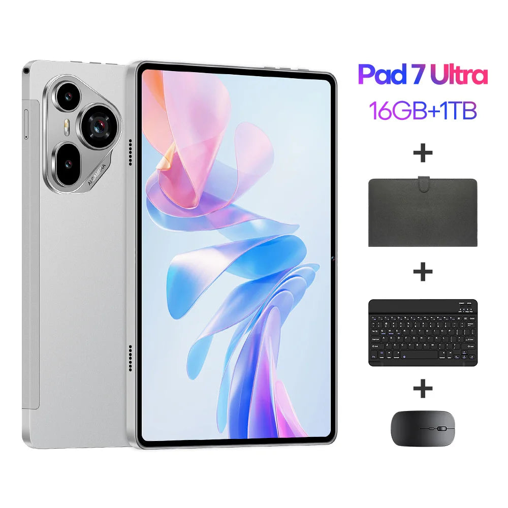 Original Tablet Pad 7 Ultra 11 Inch 16GB RAM 1TB ROM tablet Android 14 Core Pad Tablet PC Phone Dual Wifi tablette  8800mah