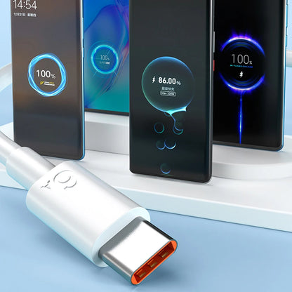 Fast Charging USB Type C Cable 66W/40W Mobile Phone Charging Cable 6A/5A for Xiaomi Redmi POCO Huawei Honor OPPO VIVO.