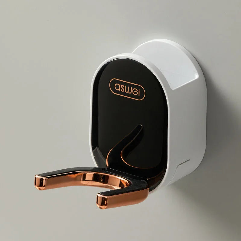 An der Wand montierter Dyson Haartrocknerständer, faltbarer Haartrocknerhalter mit Kamm, Aufbewahrungsbox, Badezimmer-Organizer, Aufbewahrungshalter