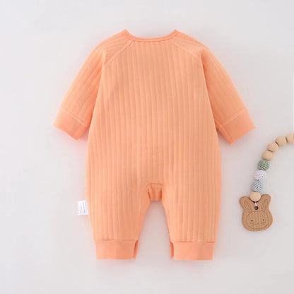 Jungen Mädchen Body Neugeborenen Winter Onesie Kleidung Baumwolle Kleinkind Hause Tragen 0-6M Verdickte Frühling und Herbst Kleidung.