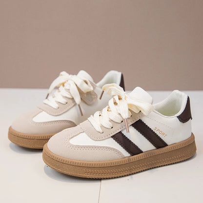 Children Tennis Shoes 2025 New Simple Kids Sneakers for Girls Patchwork Non-slip Boys Causal School Running Sneakers Non-slip.