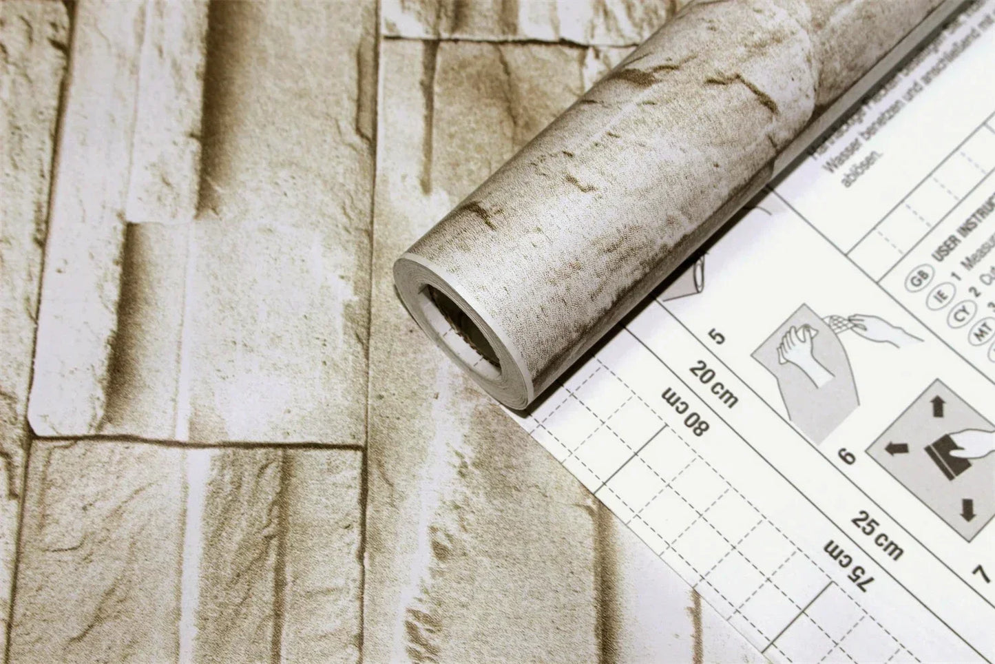 Stone Peel And Stick Wallpaper Faux Brick Vinyl Self-adhesive 3D Wallpaper For Bedroom Living Room Walls Home Decoration Sticker