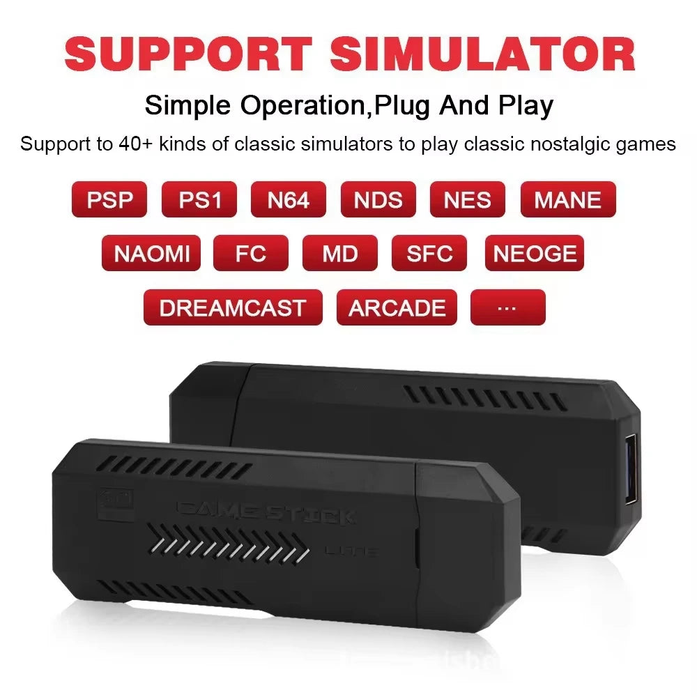 X2 Plus 256G 128G 64G GD10 Pro 4K Game Player 3D HD Retro Video Game Console Wireless Controller TV 50 Emulator For Kids Gifts.