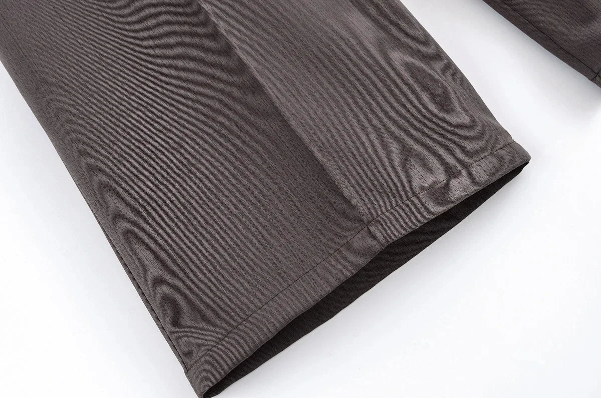 Casual Pants 2 Pieces Sets For Women Short Sleeve Coat High Waist Trousers Women's Suit 2025 Two Pieces Loose Woman Outfits.