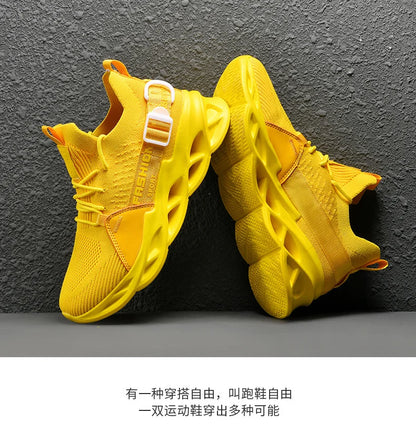 Men Shoes Breathable Fashion Mesh Running Shoes Man High Quality Unisex Light Tennis Baskets Athletic 2023 Sneakers for Men