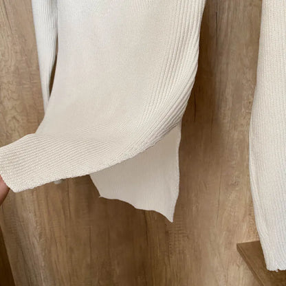 Quadrat Kragen Langarm Frau Pullover Gestrickte Pullover Frauen Frühling Herbst Pullover Winter Tops Für Frauen Schwarz Weiß Jumper