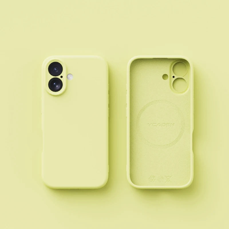 for iPhone 16E Magsafe Liquid Silicone Case Solid Colour Matte Soft Bumper Phone Cover for iPhone 16 Plus 16 Pro Max Cases.