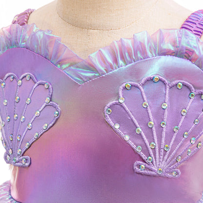Pailletten Mädchen Party Kleider Meerjungfrau Mottoparty Prinzessin Kleid Performance Kostüm Kinder Geburtstag Geschenke Kleider für Mädchen Abschlussball