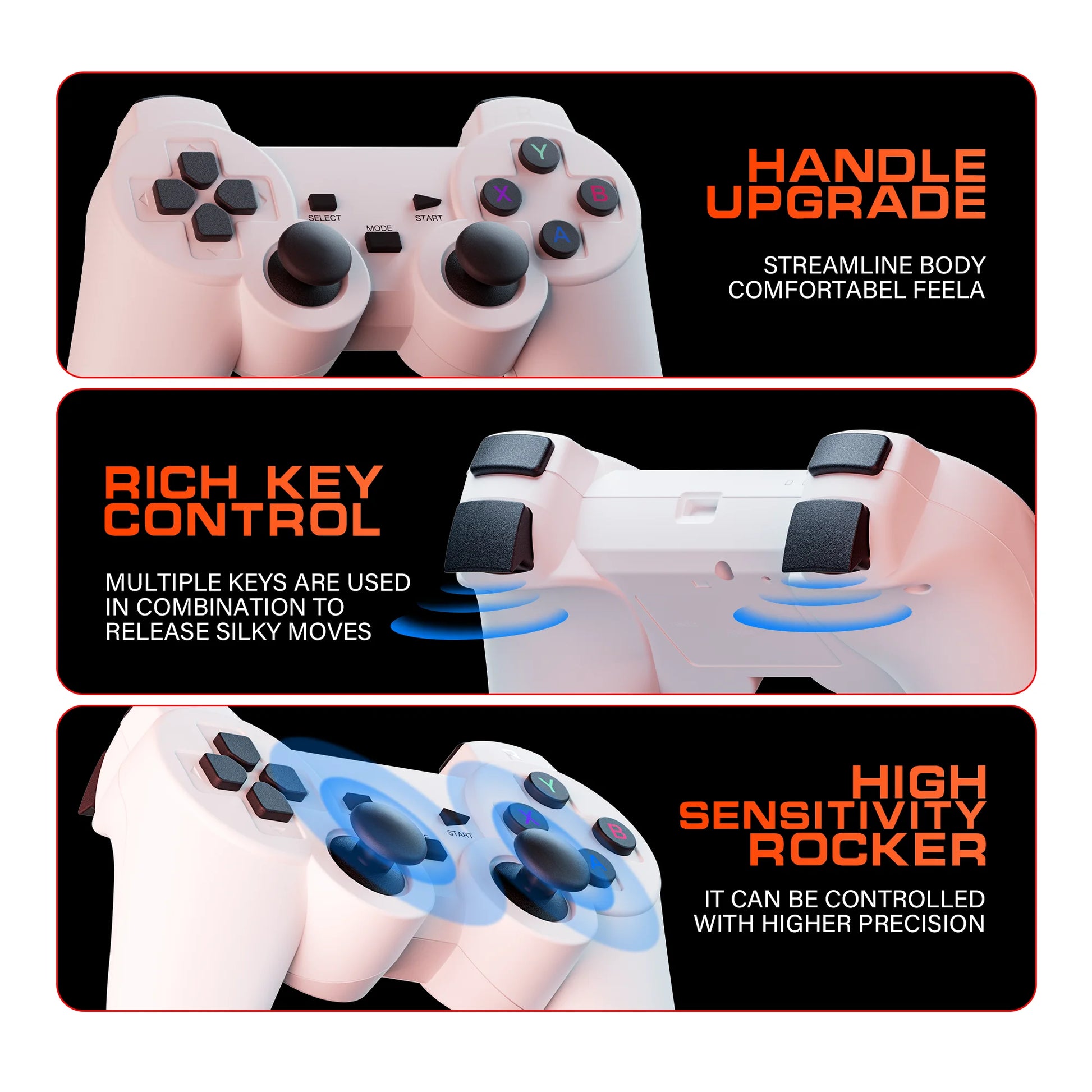 S40MAX Android 11 Gaming Projector 64GB TF Card Wireless Gaming Controller Dual WIFI 1280*720P Home Theater Portable Projector.