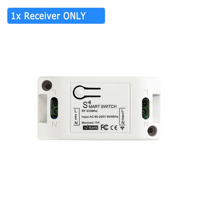 CENFAYA 433 Mhz Drahtlose Fernbedienung Lichtschalter AC 110 V 230 V 220 V Empfänger Modul 1 2 3 Gang Wand Panel Sender EIN/AUS.