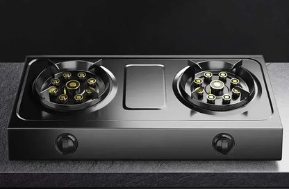Gas Stove, Double Stove, Desktop, Sudden Fire Extinguishing Protection, Household Liquefied Gas, Natural Gas Gas Stove.