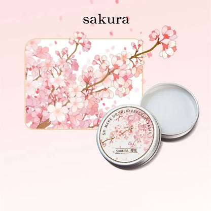 Long Lasting Scent for Romantic Souls For Dating Ladies Solid Perfume Exquisite Floral Solid Balm Magnolia Orchid Gardenia.