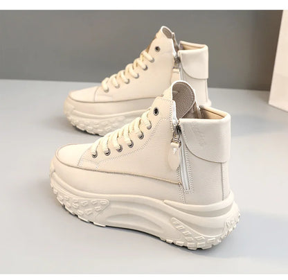 2025 New Women Sneakers Luxury Fashion High Top Women Boots Platform Casual Shoes Outdoor Running Shoes for Women Tenis De Mujer.