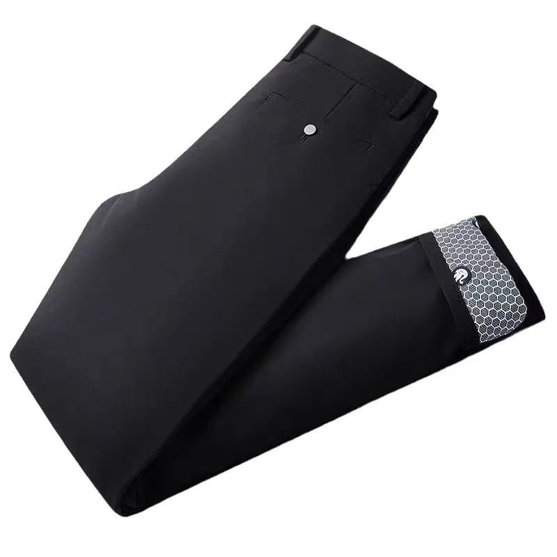 Men's Winter 90% Goose Down Pants with Knee Protection Graphene Thermal Casual Down Trousers Man pantalones hombre PT-599.