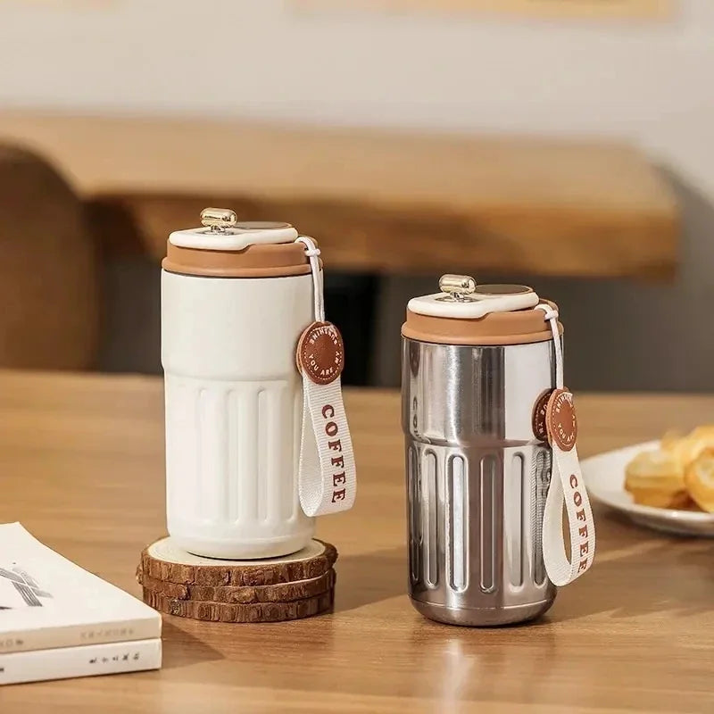 450ML Smart Travel Coffee Mug Display Led Temperature Thermos Mug Stainless Steel Insulated Thermos Bottle Portable Vacuum Flask.