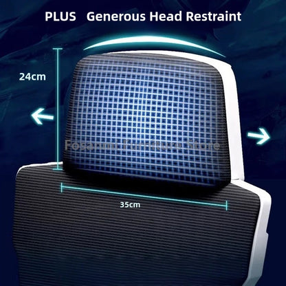 Atmungsaktiver, hochelastischer Netz-Bürostuhl, bequemer Gaming-Computerstuhl, verstellbarer Schreibtisch für Zuhause, Gamer, Drehstuhl, liegend