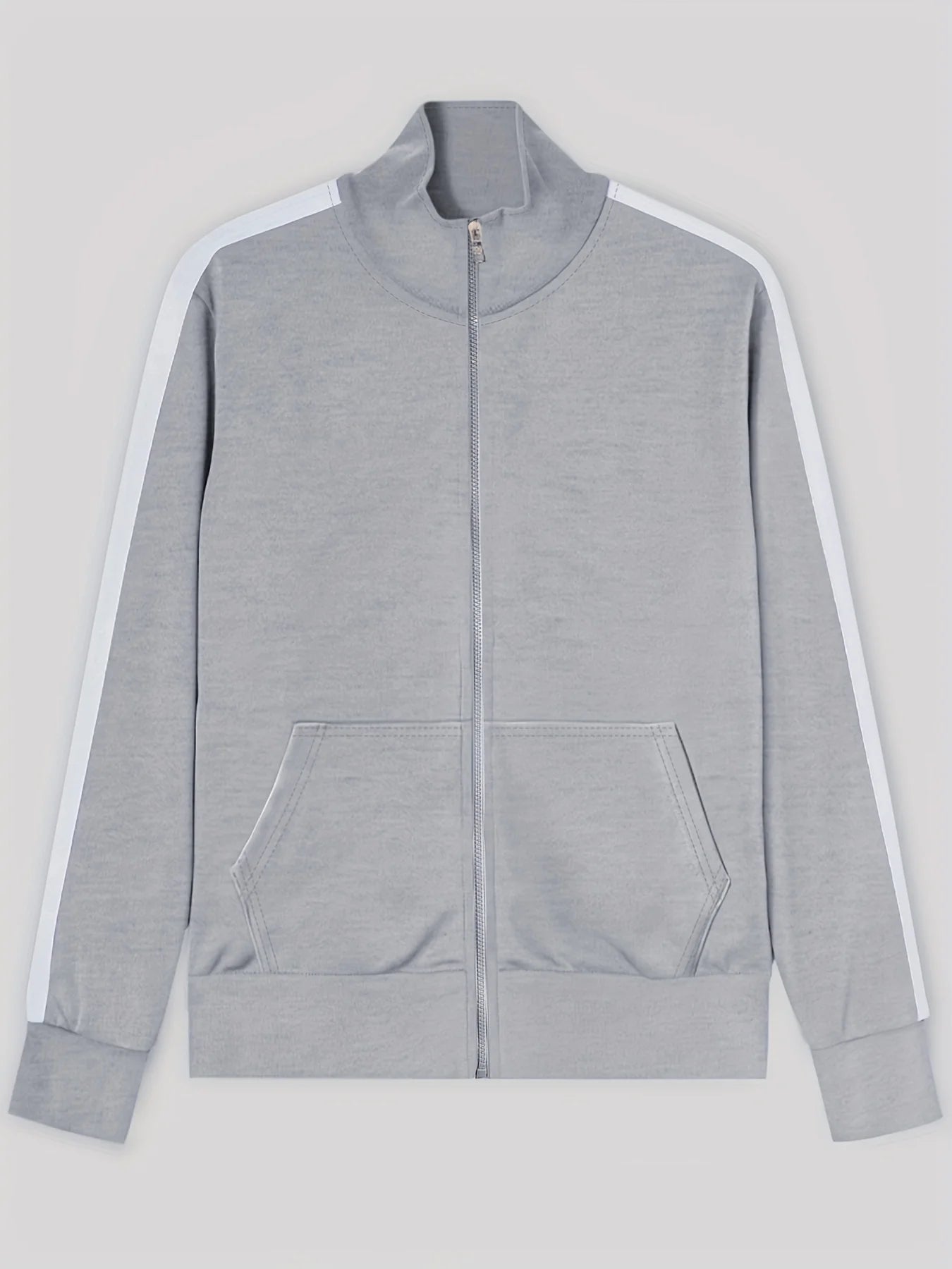 2025 Europe and the United States Spring and Autumn Outdoor New Leisure Men's Sports Suit Color Contrast Outdoor Men's 2 Pieces